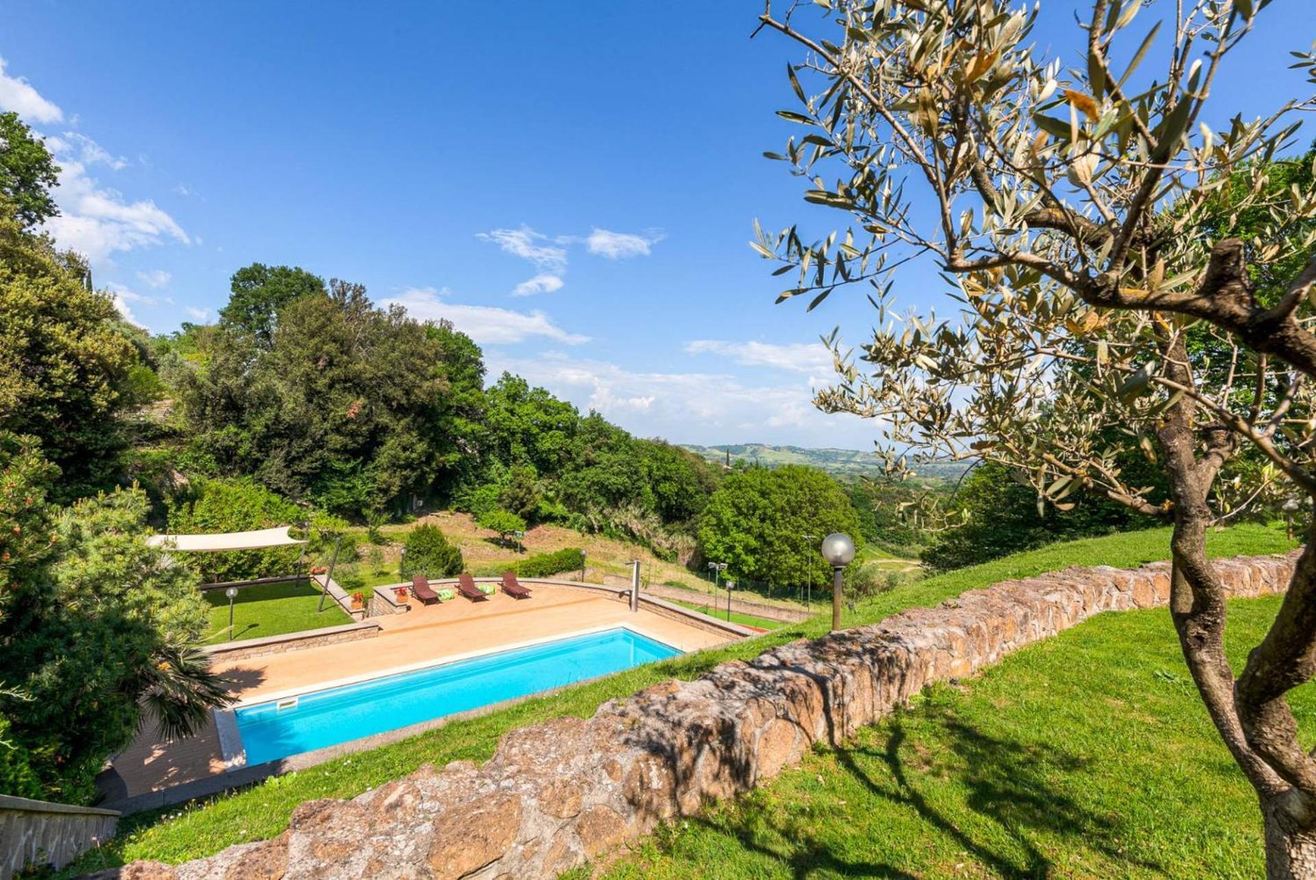 Villa Carolina - Piscina E Parco Panoramico Campagnano Di Roma Exteriér fotografie