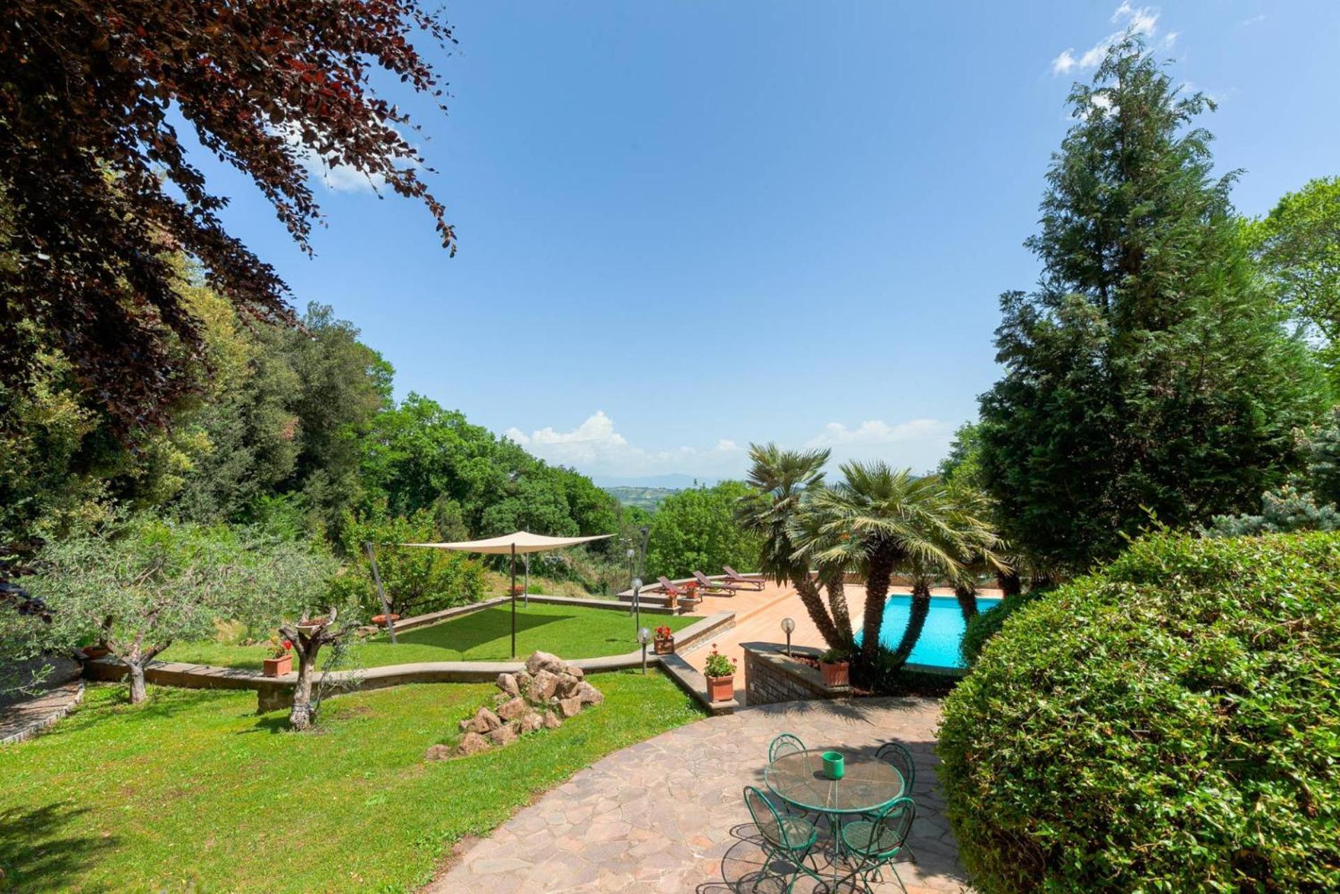 Villa Carolina - Piscina E Parco Panoramico Campagnano Di Roma Exteriér fotografie