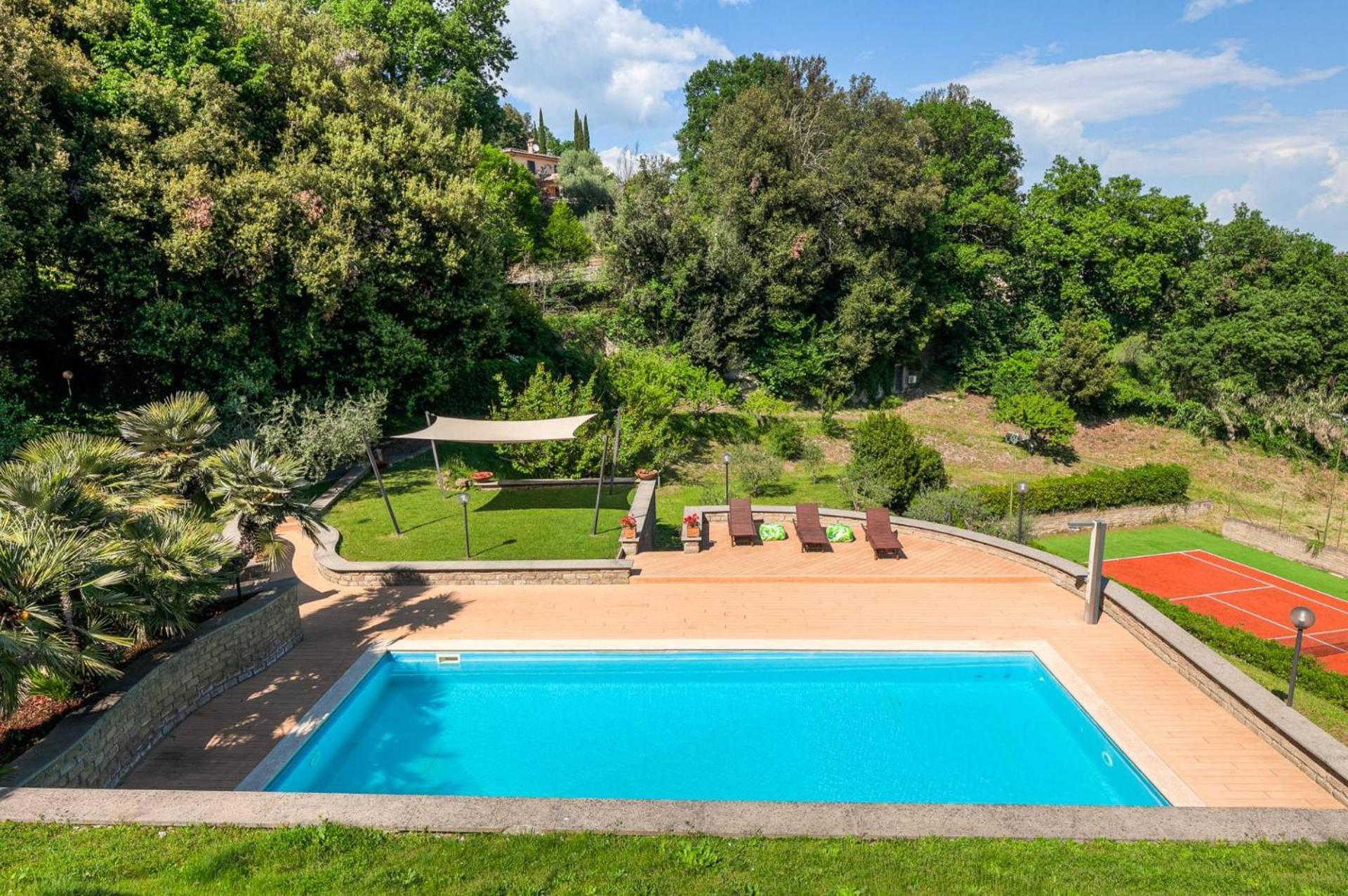 Villa Carolina - Piscina E Parco Panoramico Campagnano Di Roma Exteriér fotografie