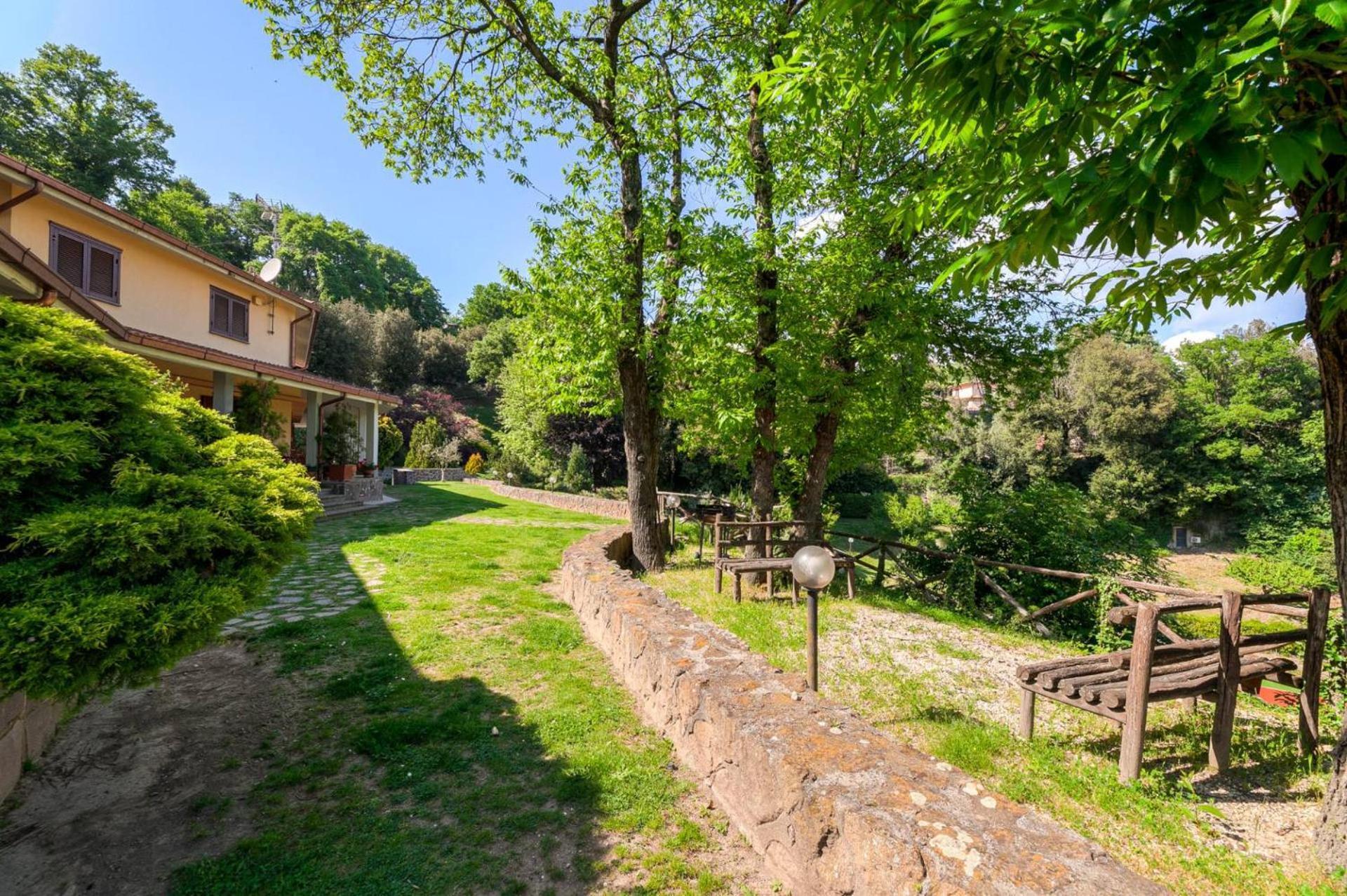 Villa Carolina - Piscina E Parco Panoramico Campagnano Di Roma Exteriér fotografie